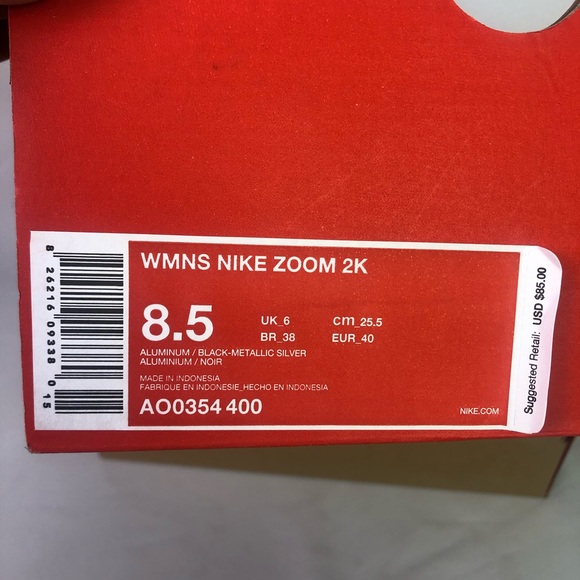 Nike Zoom 2K New Size 8.5 - Picture 6 of 6
